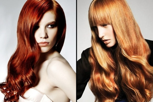 Cortes de pelo largo con el pelo rojo Color Como Ideas de pelo para las mujeres por el peluquero