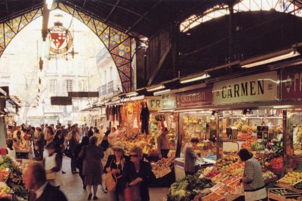 Boqueria market in Barcelona