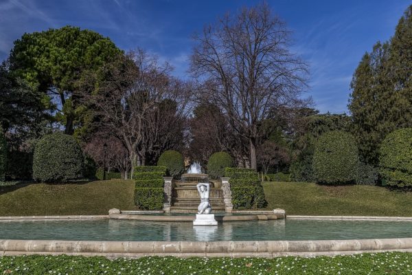 The gardens of the Royal Palace of Pedralbes