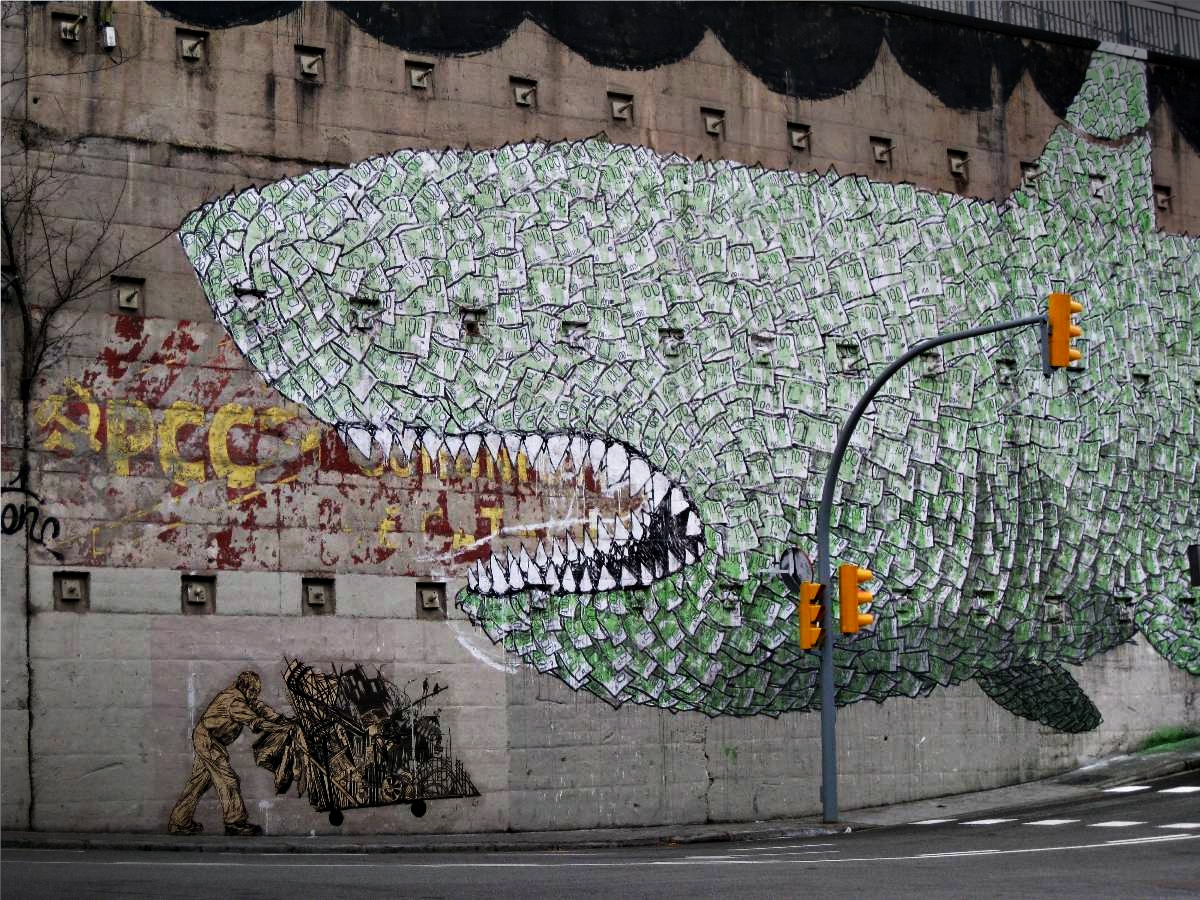 Image result for shark graffiti barcelona